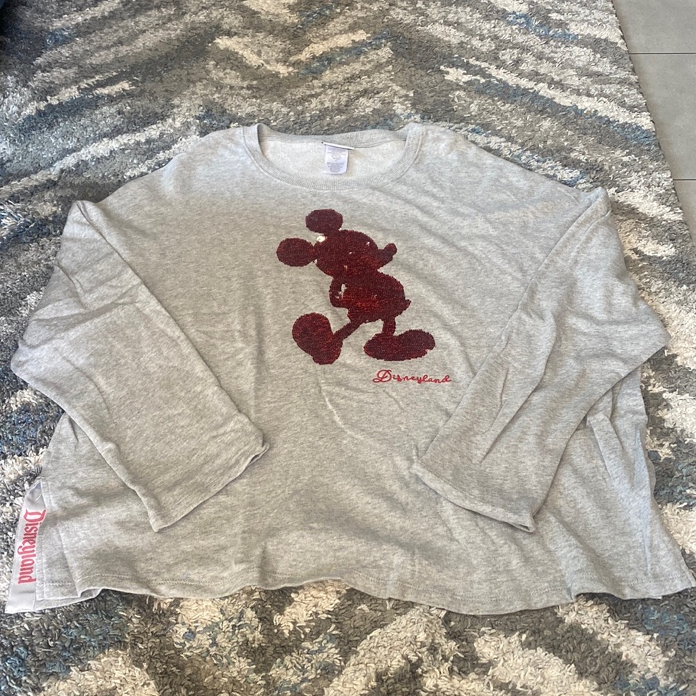 Disneyland sequin sweatshirt